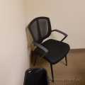 Black Mesh Back Guest Side Chair